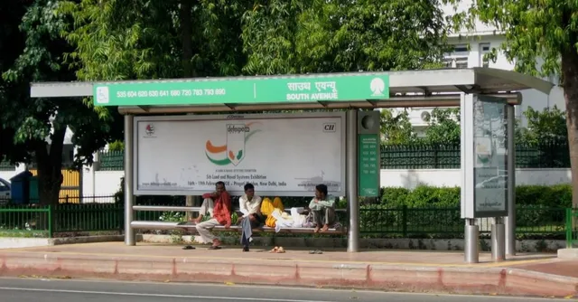 format of bus stops will change in delhi bus queue shelters of singapore london china were studied