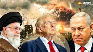 Israel Iran Ceasefire: युद्धविराम उल्लंघन करने पर ट्रंप ने इजरायल पर जताई नाराजगी। (फोटो सोर्स: जागरण ग्राफिक्स)