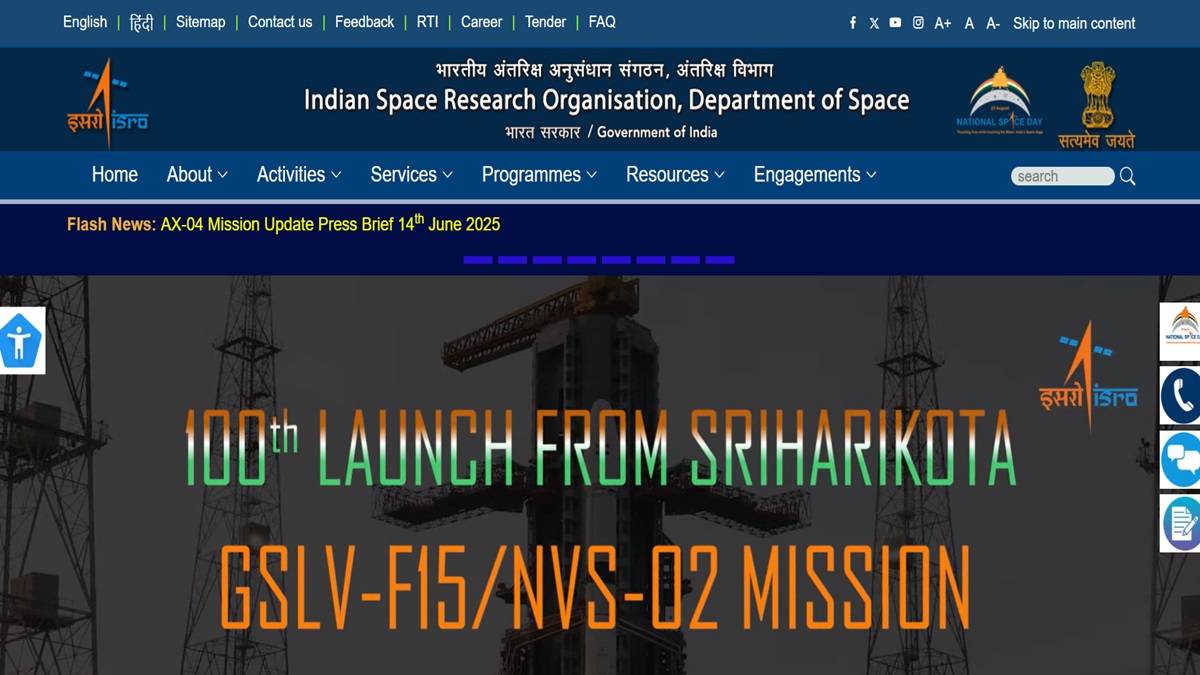 isro release the recruitment 2025 notice to become a scientist and engineer