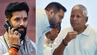 चिराग पासवान, तेजस्वी यादव और लालू प्रसाद यादव। जागरण आर्काइव।