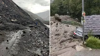 हिमाचल में बाढ़ ने मचाया हाहाकार (जागरण फोटो)