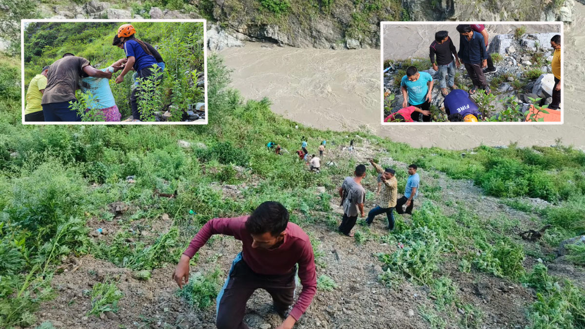 rudraprayag bus accident photos