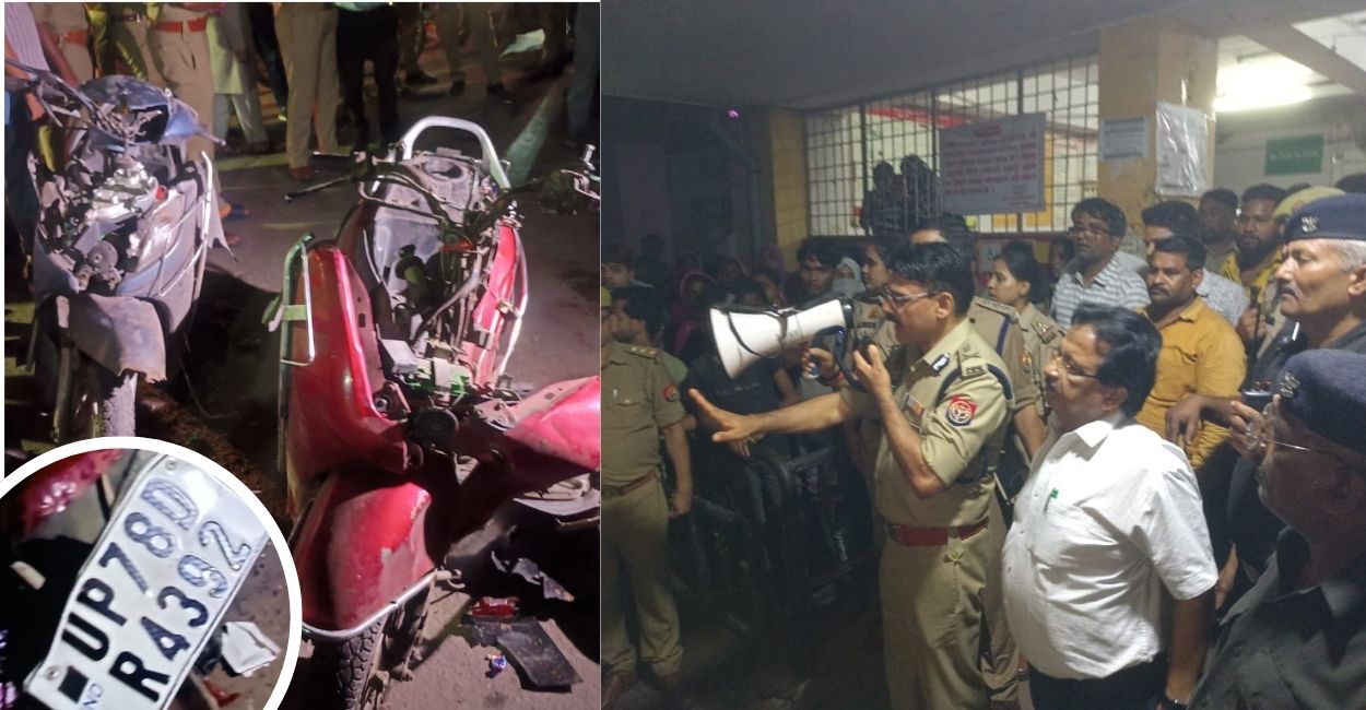 kanpur blast explosion injures several on meston road before diwali