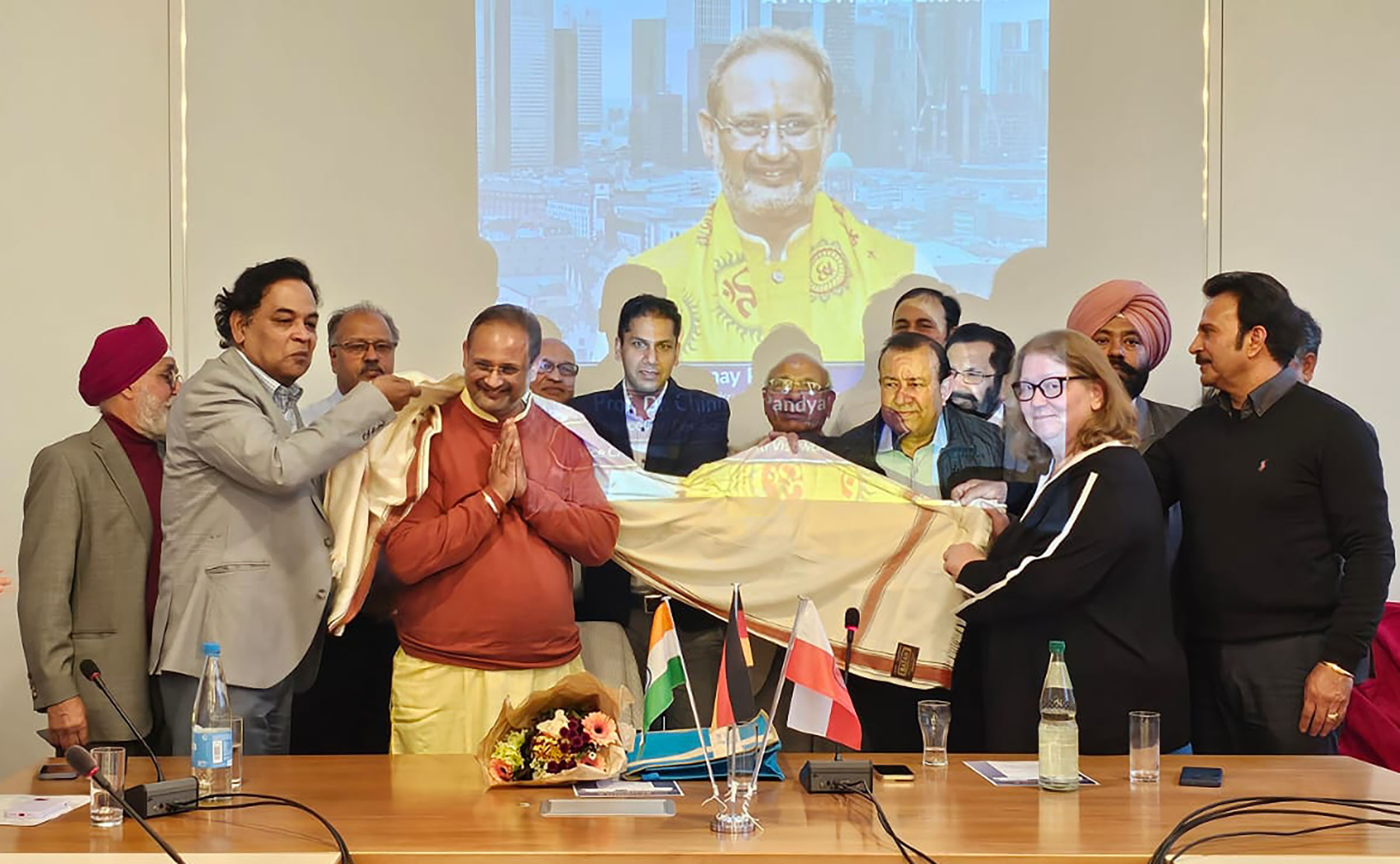 gayatri mantra resonates in german parliament a historic first