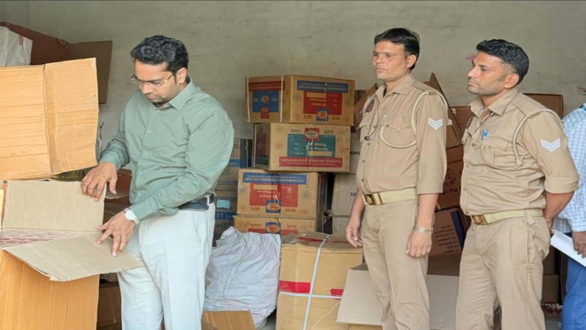 moradabad sib raids three firecracker factories stir among traders