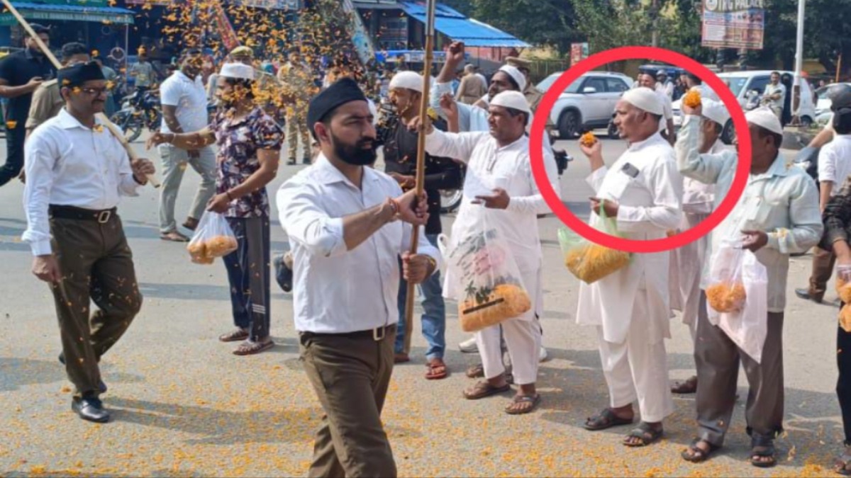 sp leader expelled for showering flowers on rss procession in gajraula