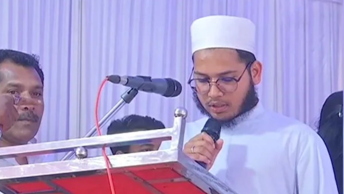 hubli quran recitation row bjp protests congress alleged misuse of government event