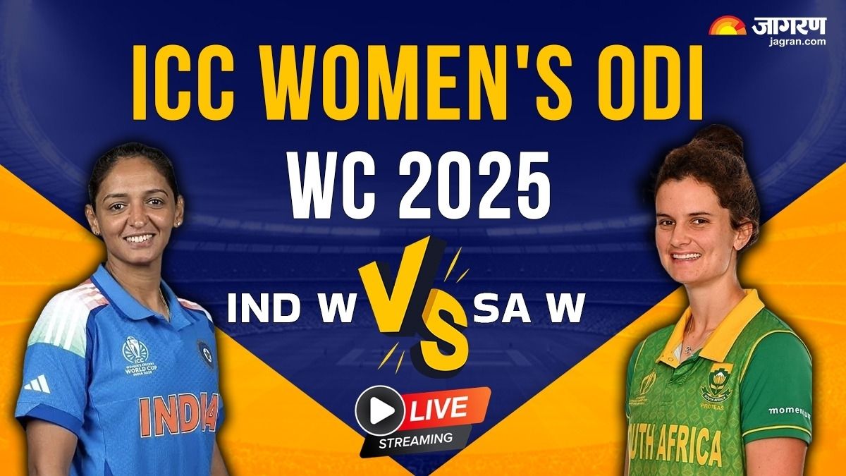 india women vs south africa women live streaming icc womens world cup 2025 match today smriti mandhana harmanpreet kaur laura wolvaardt