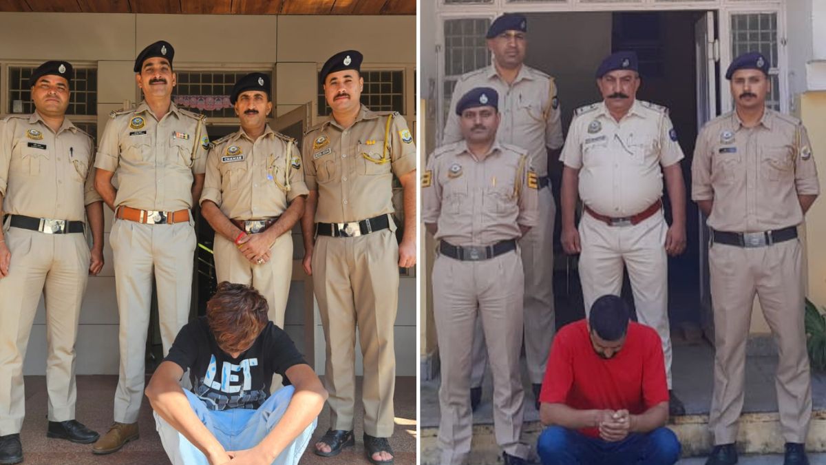 himachal pradesh kangra police action against chitta and charas main suppliers two arrest from kullu and firozpur