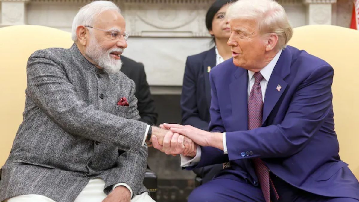 pm modi congratulates trump on gaza peace plan discusses usindia trade