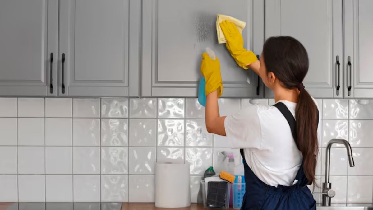diwali 2025 cleaning tips the secret method to clean and polish kitchen cabinets