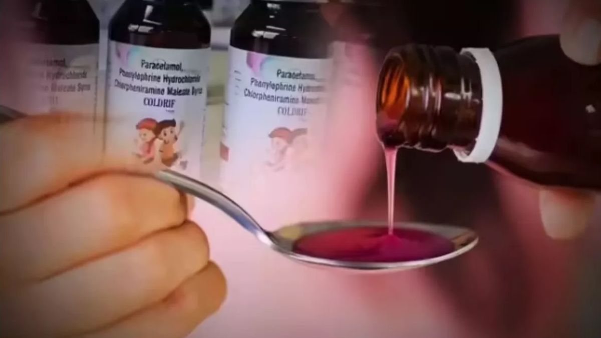 health department has taken action in coldriff cough syrup case company license will be revoked