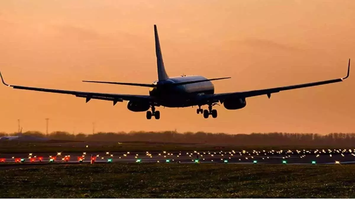 chartered plane skids off runway in farrukhabad