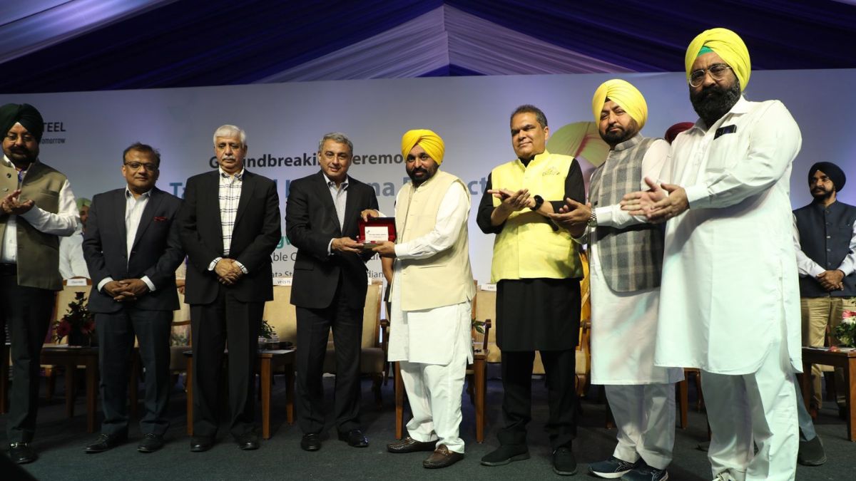 tata steel lays foundation stone for india first low carbon green steel plant in ludhiana punjab becomes new investment hub