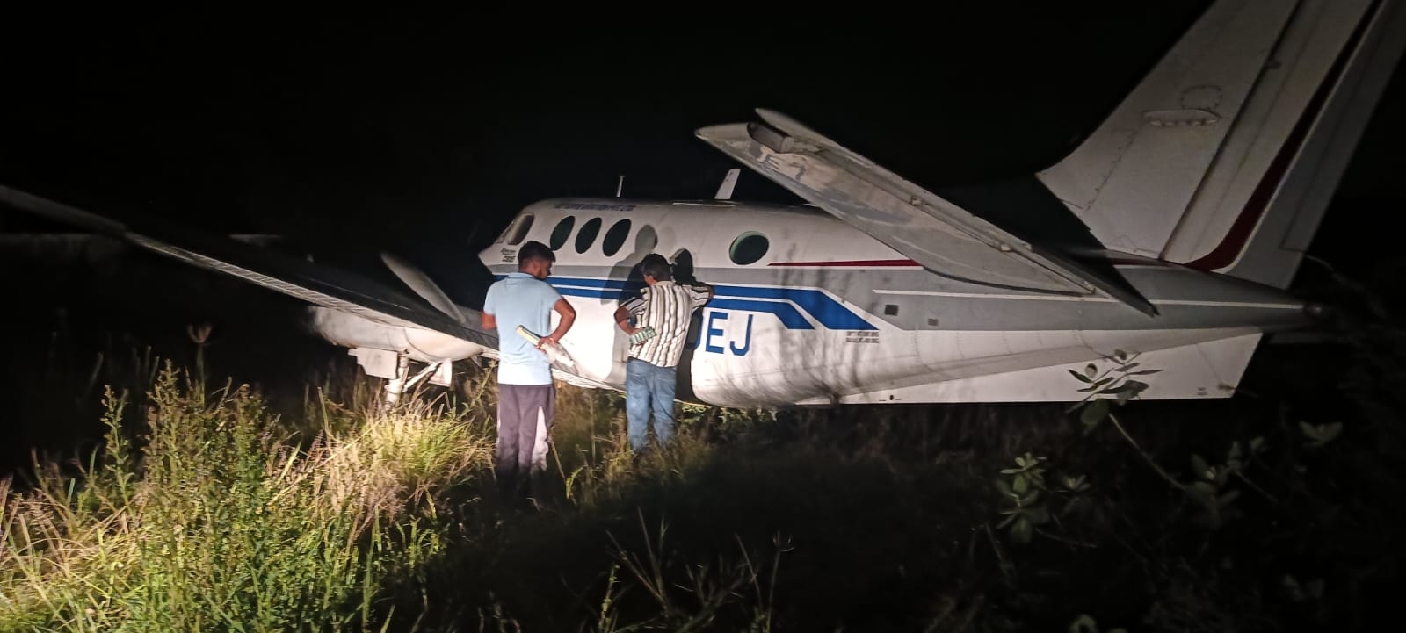 aviation company inspects accident site faulty runway suspected