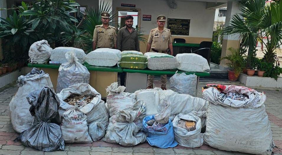 illegal firecrackers seized in rohta one arrested