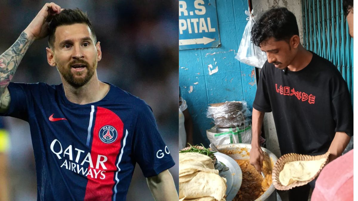 kolkatas pocket paratha seller raju to meet messi