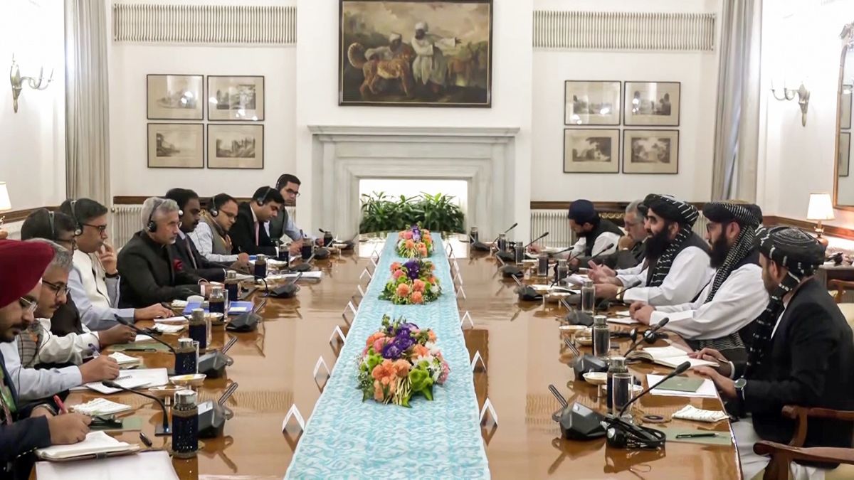 muttaqi jaishankar meet in delhi announce reopening of indian embassy in kabul