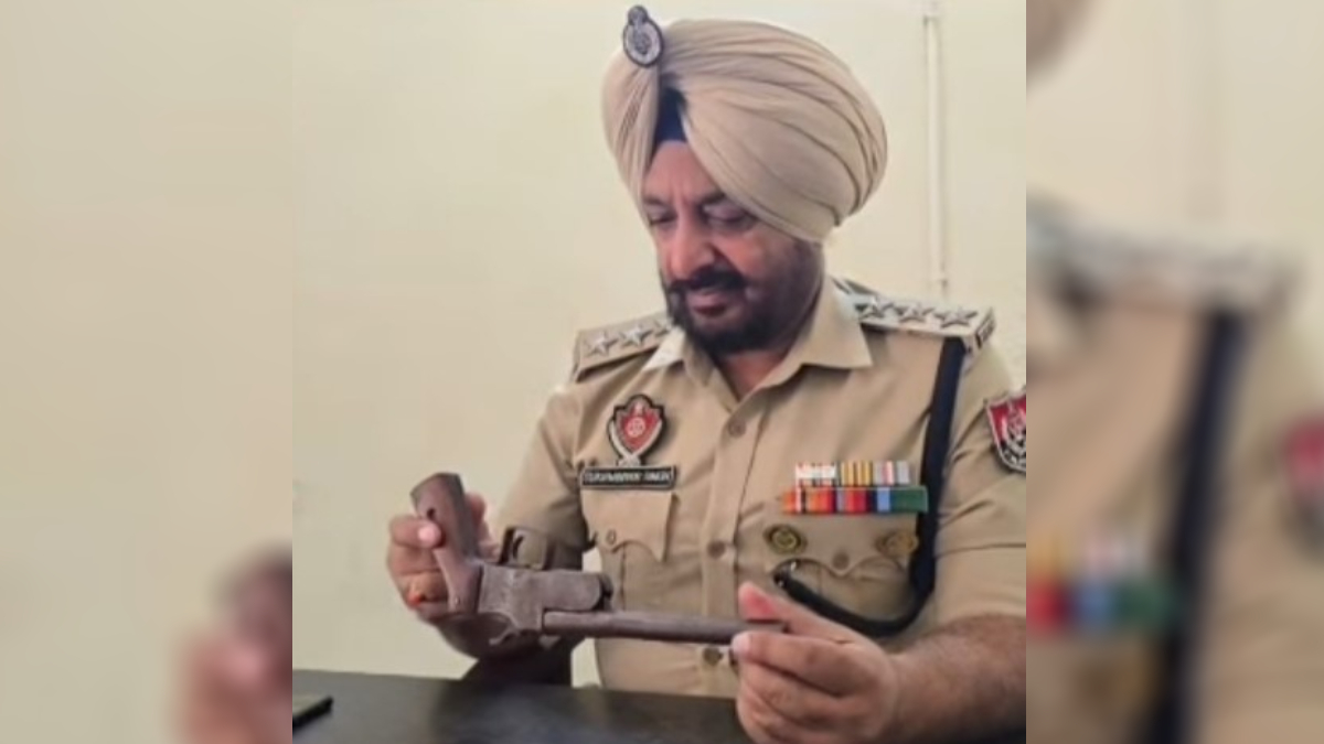 a pistol was recovered from a students bag in firozpur punjab causing panic in the school