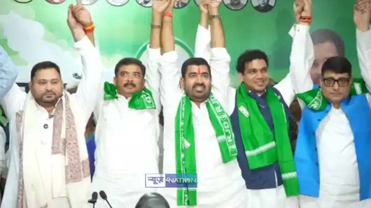 jdu suffers setback three key leaders join rjd ahead of bihar elections 2025