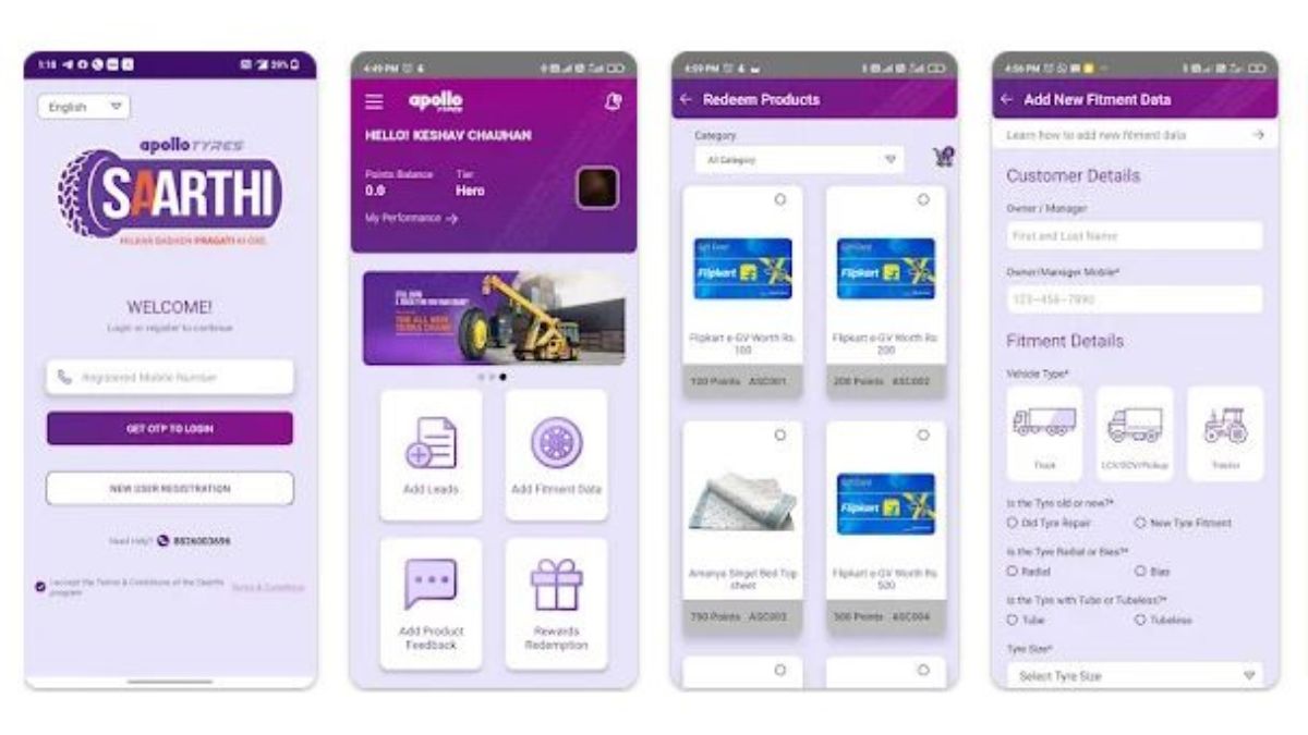 apollo tyres launches swasthya sarathi app for truck drivers