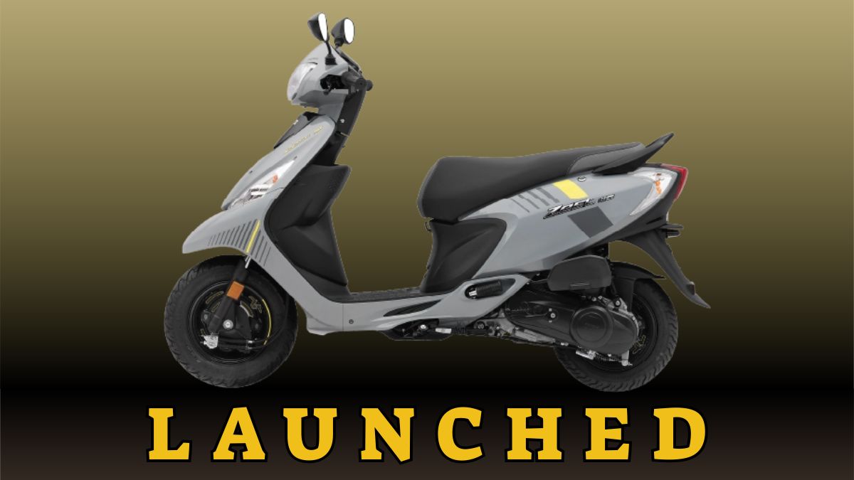 tvs scooty zest sxc variant launched with digital console bluetooth new colours