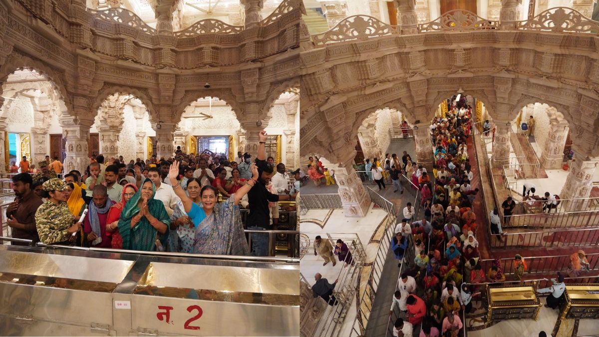lakhs of devotees throng ramlala temple for darshan in ayodhya