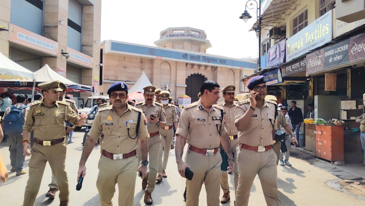 varanasi police alert before diwali security tightened at baba temple