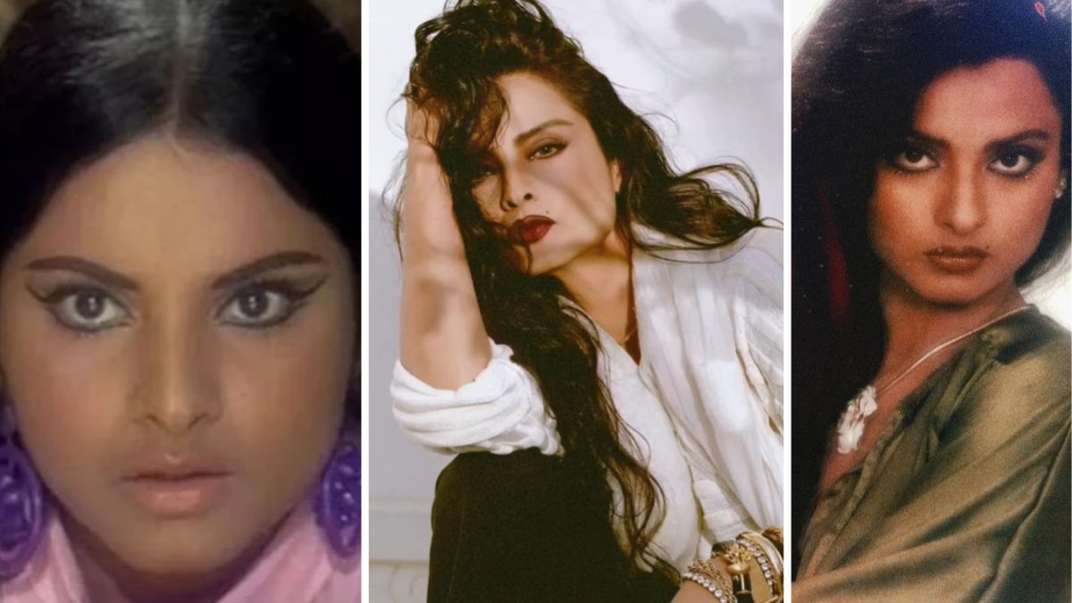 rekha birthday special once evergreen star mocked for her dark skin she answered with stardom read details