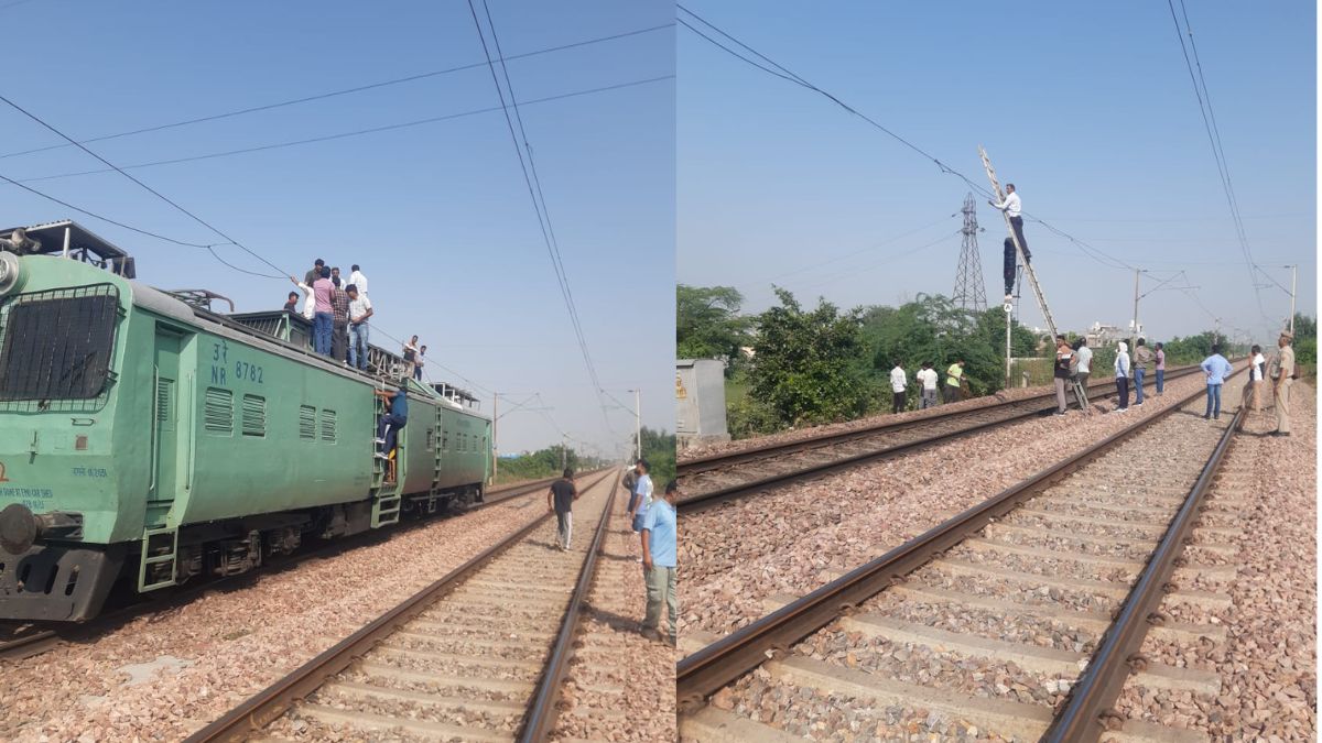 ohe wire break disrupts train services near sonipat