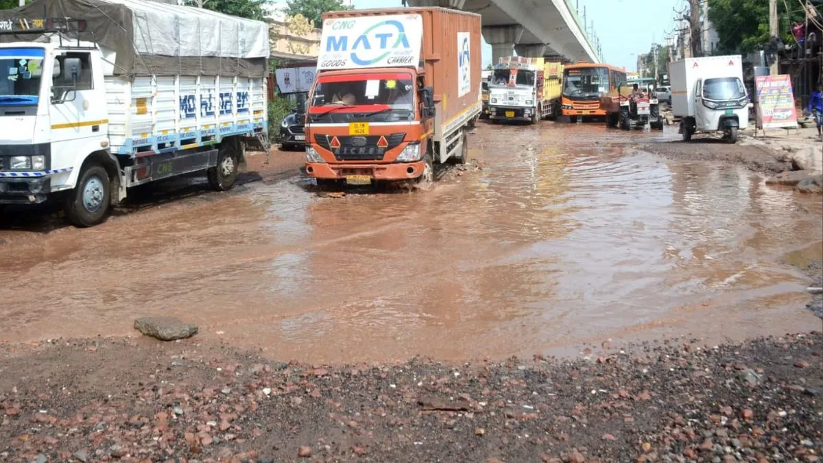 up roads still damaged twothirds remain potholeridden after rains