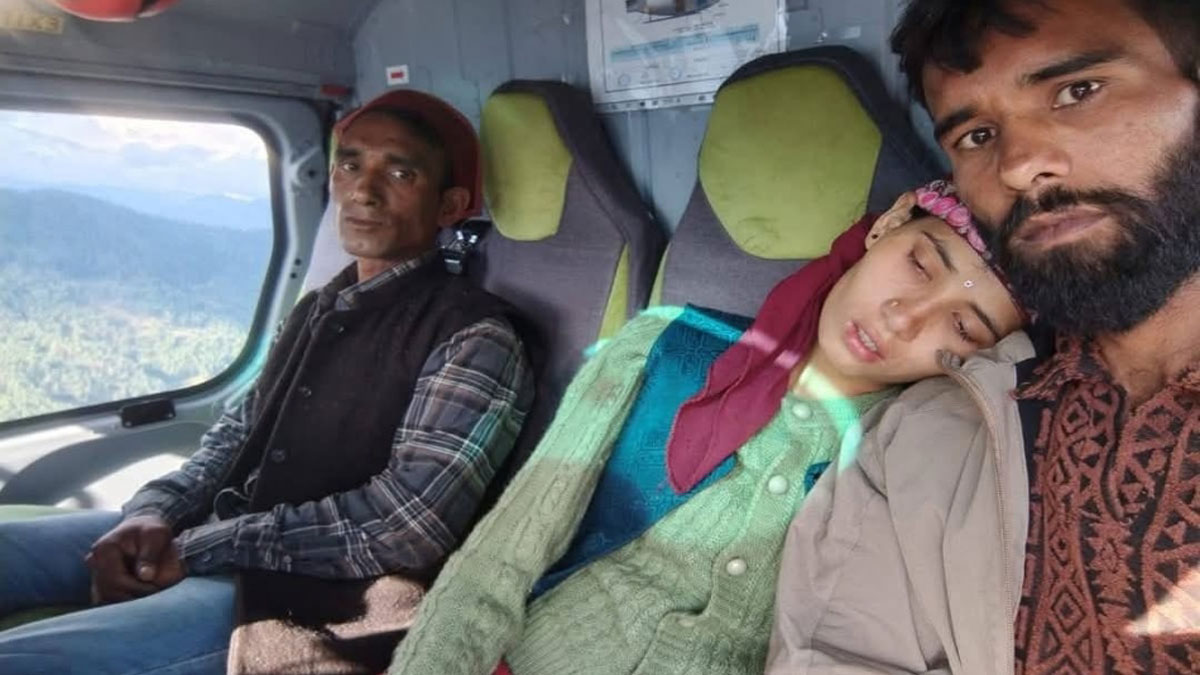 heli service became an angel for a pregnant woman saved her life