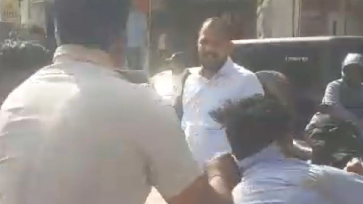 drunk bus driver rams vehicles assaults police in gurugram