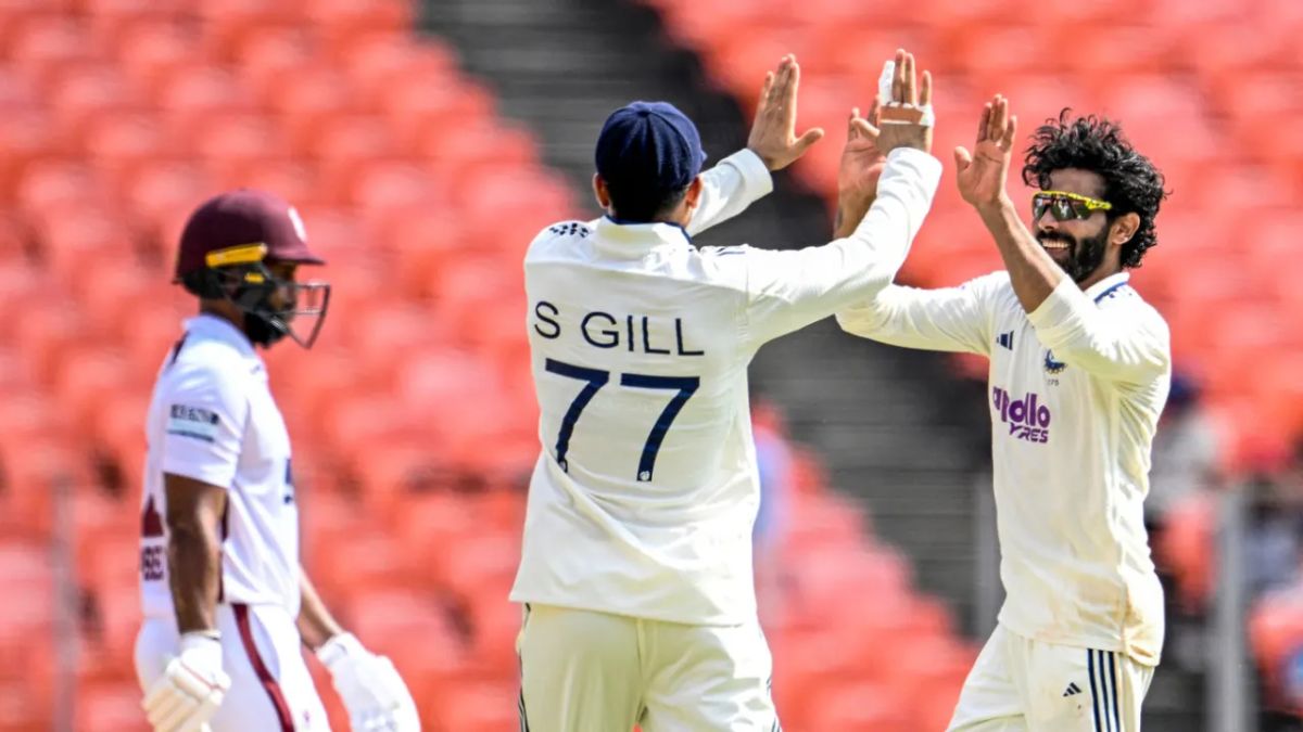 ind vs wi 2nd test day 2 yashasvi jaiswal shubman gill jadeja