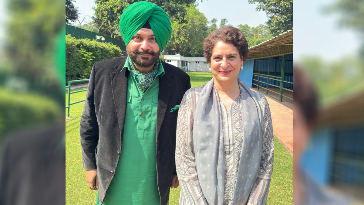 navjot sidhu resurfaces meeting with priyanka gandhi signals 2027 election plans