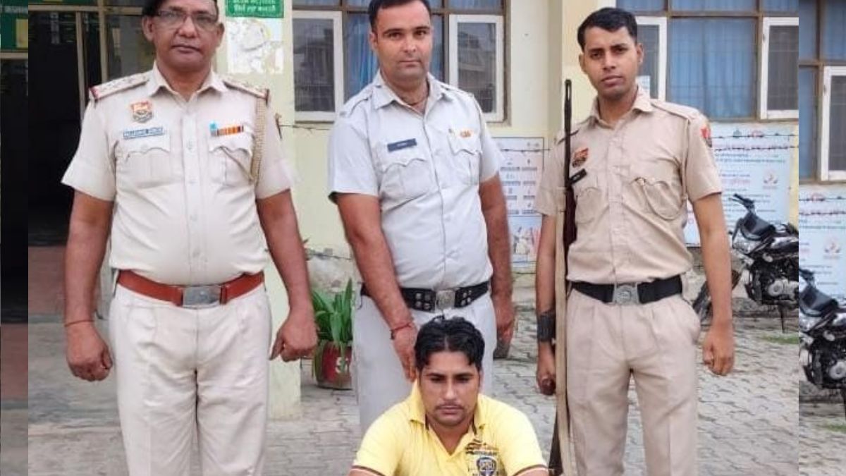 palwal crime absconding accused arrested in 2020 kidnapping and looting case