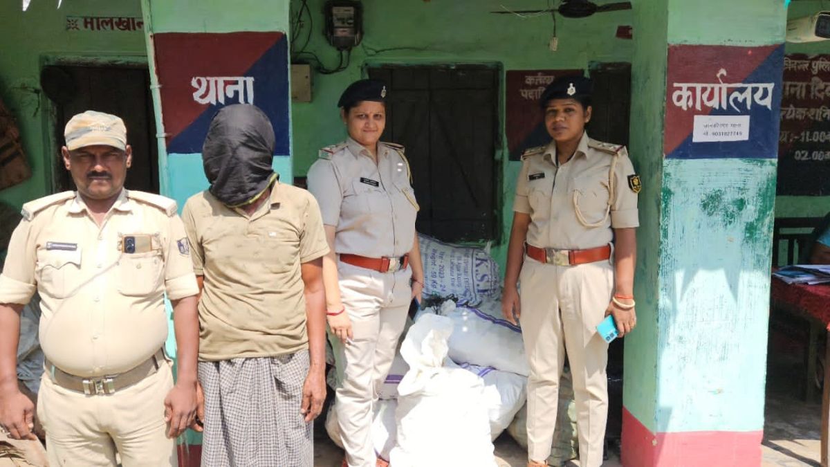 purnia police seizes 2158 bottles of codeine cough syrup one arrested