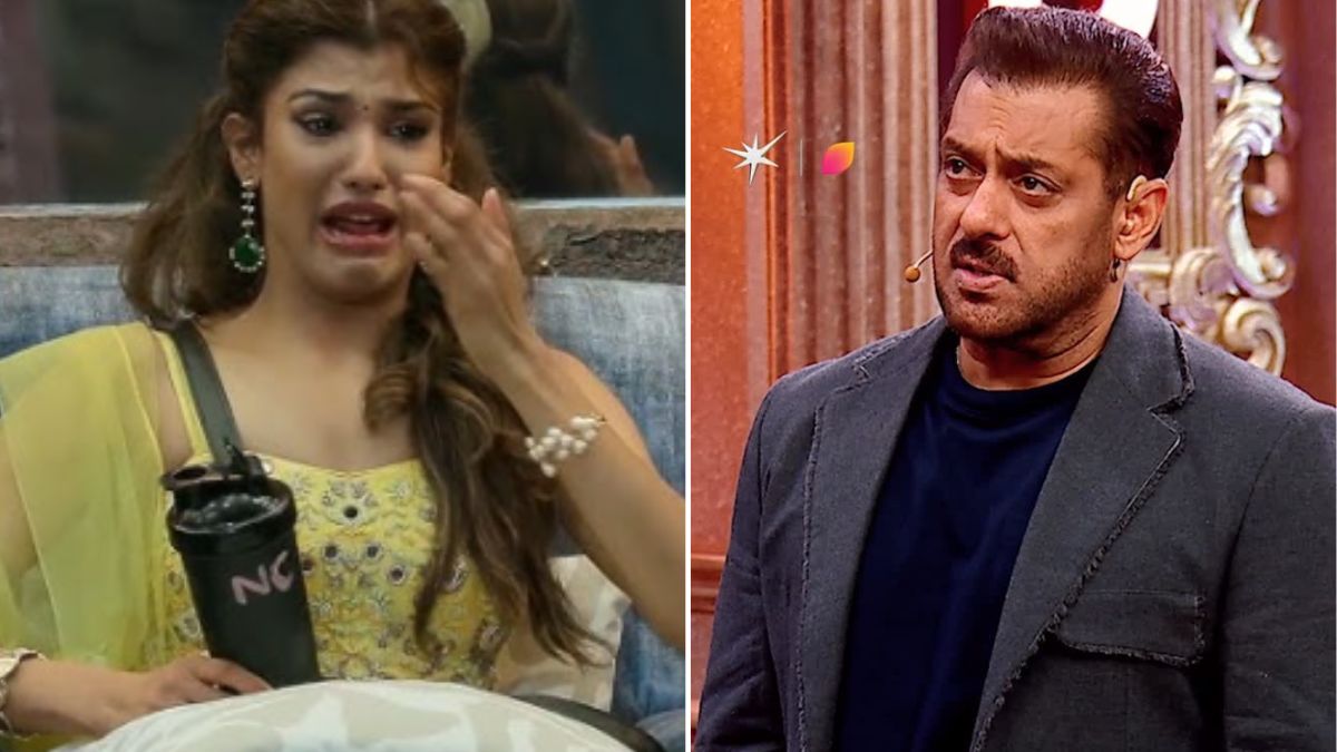 bigg boss 19 weekend ka vaar salman khan angry on nehal chudasma for telling farrhana bhatt about baseer ali