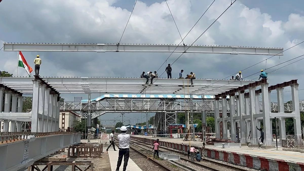 hardoi railway station construction flaws raise questions