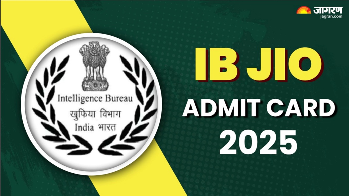 ib jio admit card 2025 release soon candidate can download the admit card from this site