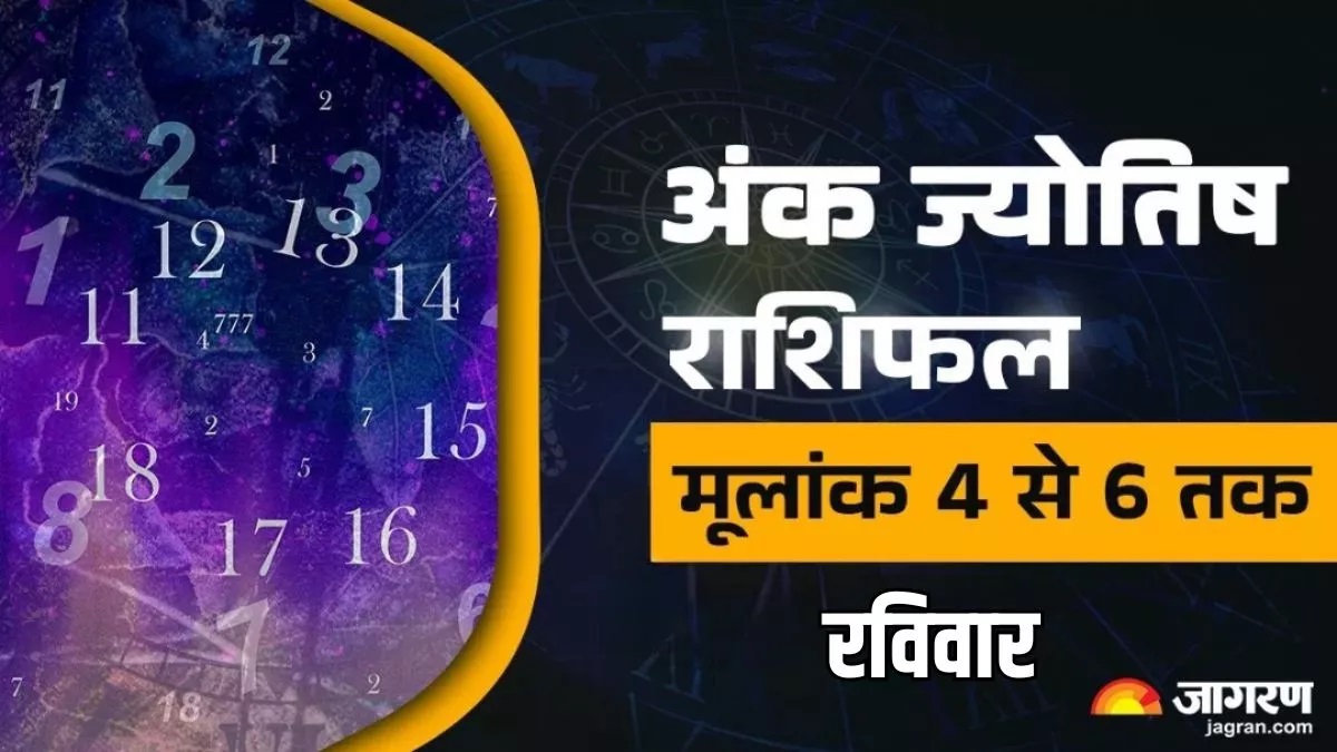 aaj ka ank jyotish 12 october 2025 mulank 4 to 6 predictions in hindi