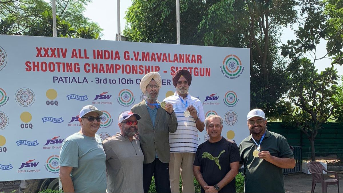 simarjit singh sekhon wins gold at shooting championship