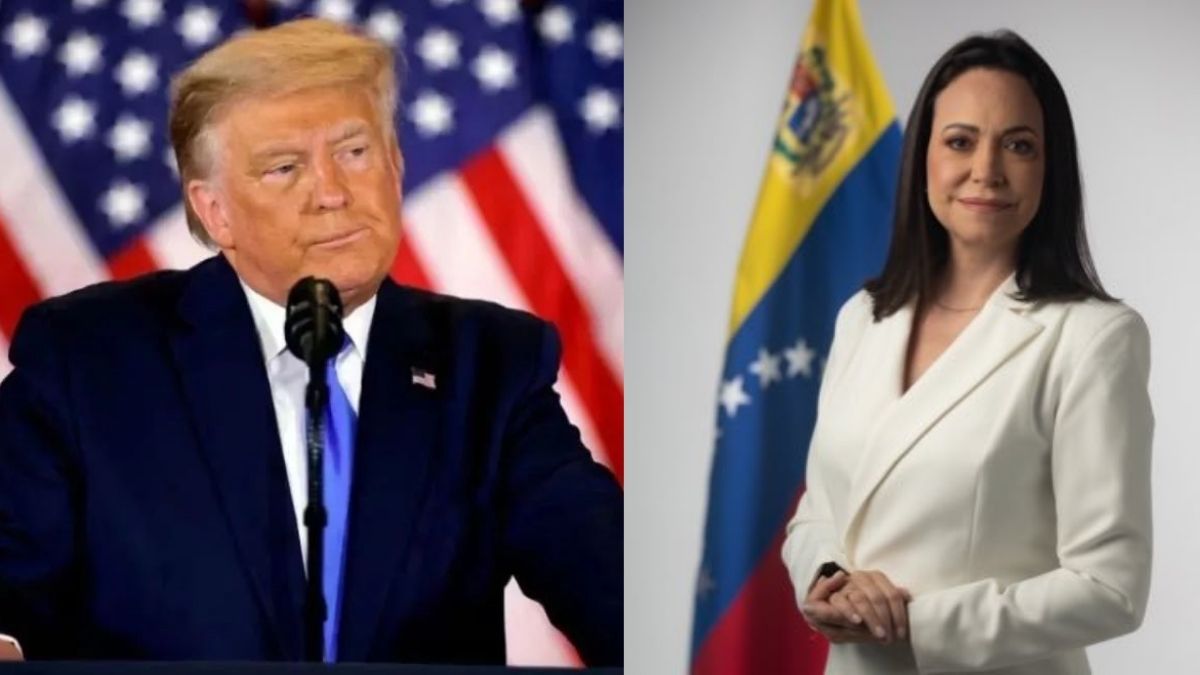 maria corina machado dedicates nobel peace prize to trump and venezuela
