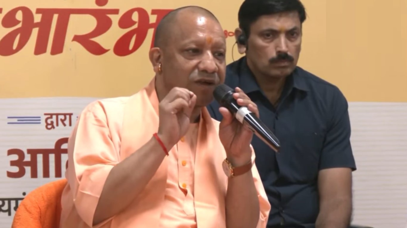 yogi adityanaths bhadohi visit for carpet expo 2025
