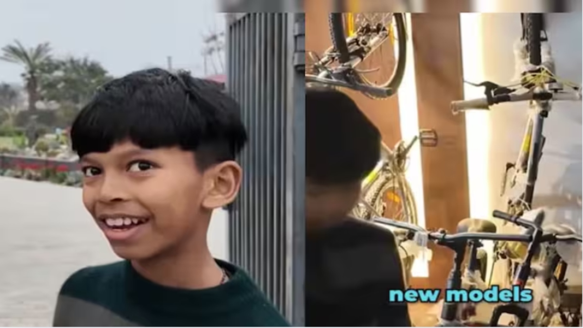 american tourist india bought new bicycle unknown child video went viral