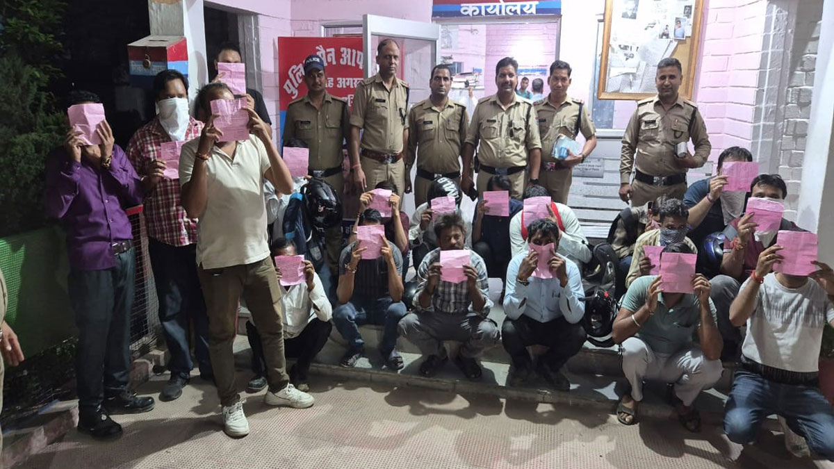35 youth arrested for openly drinking alcohol five vehicles seized
