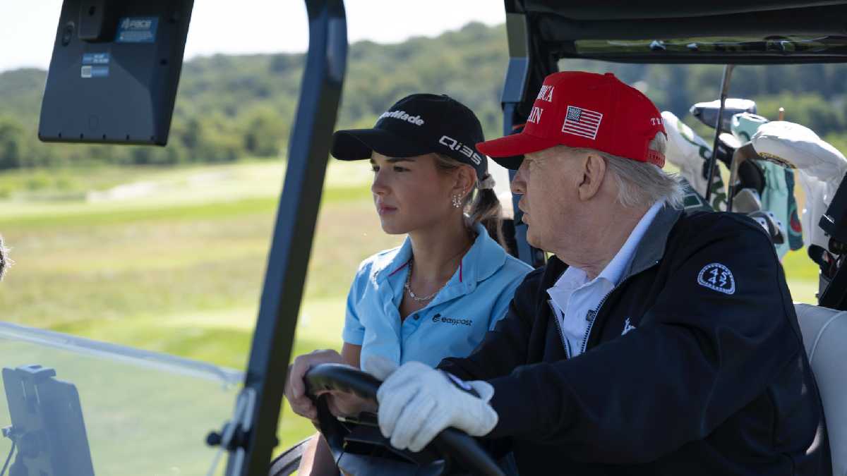 donald trump grand daughter kai asked about dream still chasing us president replied