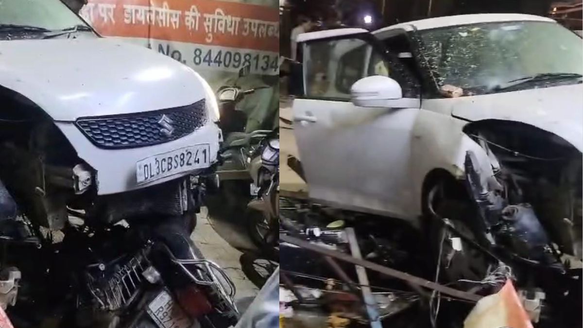 fatal car accident in faridabad tea vendor killed