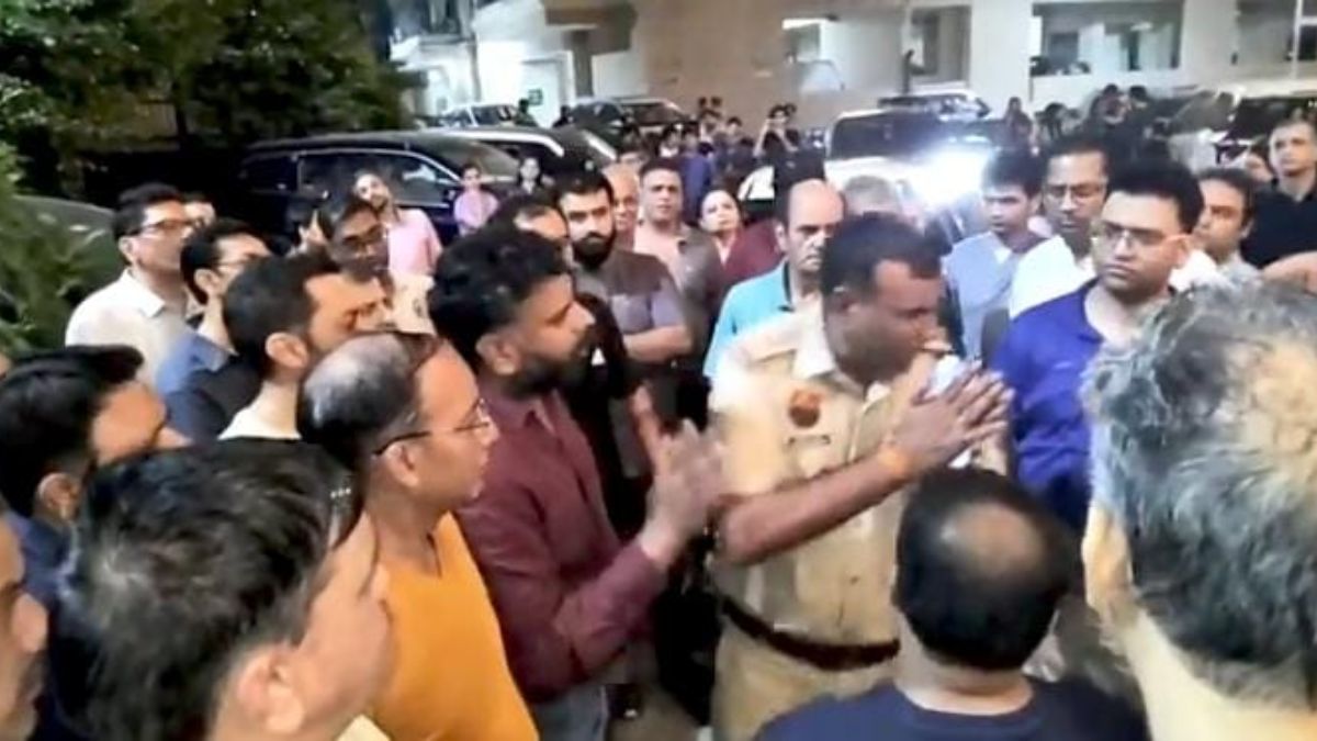 faridabad society dog feeding row clash leads to police intervention