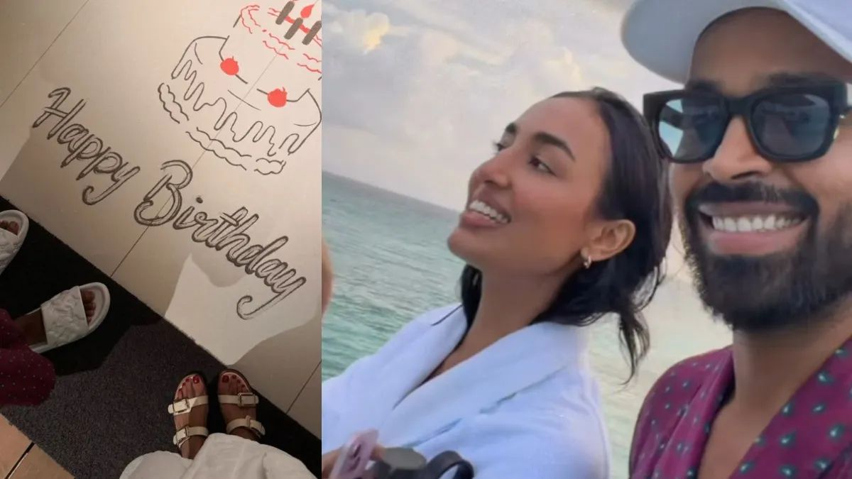 hardik pandya celebrates birthday with girlfriend mahieka sharma in maldives